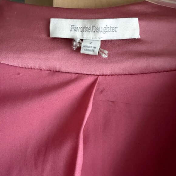 Favorite Daughter Audrey Satin Long-Sleeve Minidress - Picture 3 of 8